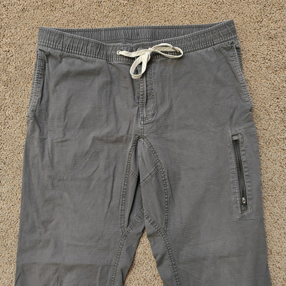 Vuori Ripstop Pant Mens XL Charcoal Grey Organic Cotton Stretch V412 Hiking - Picture 6 of 14
